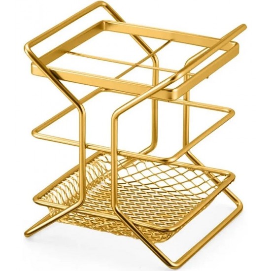 Porta Talher Com Divisórias Piatina Linha Dourado Fosco
